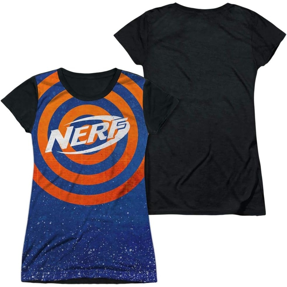 image:imageNerf Target Practice Juniors Sublimated Black Back T Shirt