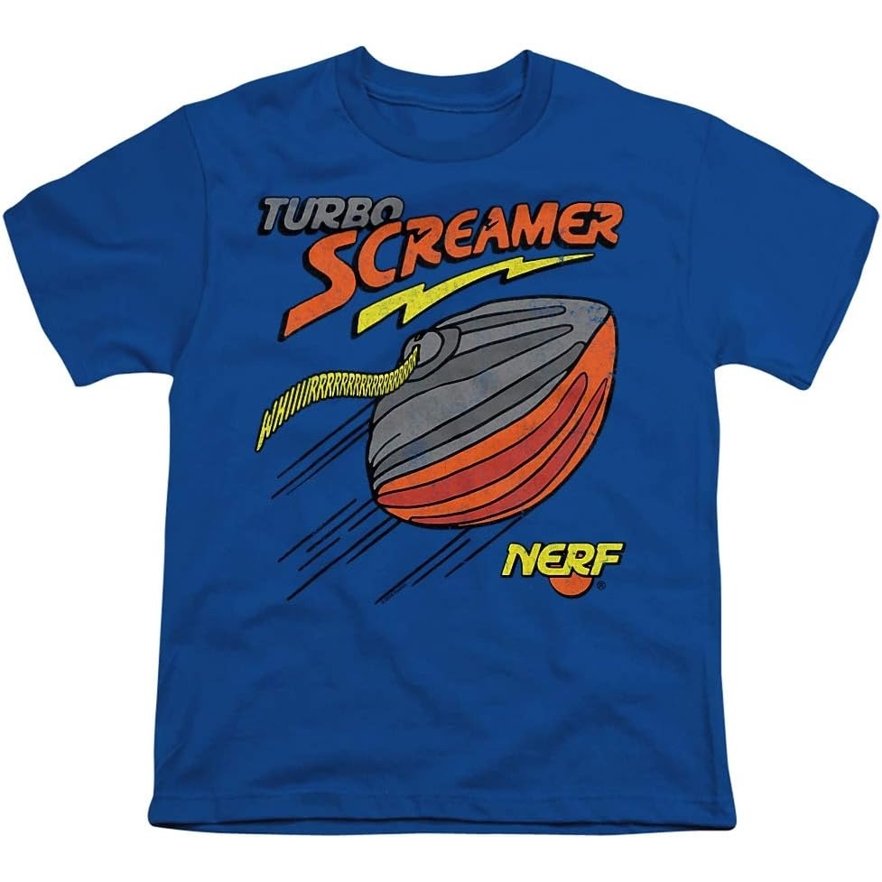 image:imageNerf Turbo Screamer Unisex Youth T ShirtRoyal