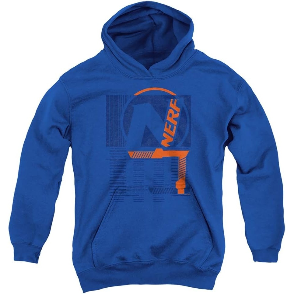 image:imageTrevco Nerf Grid Unisex Youth PullOver HoodieRoyal