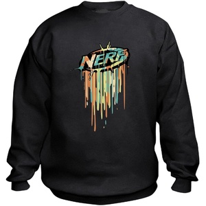 CafePress Nerf Classic Melted Logo Sweatshirt Kids Sweatshirt, Youth Crew Neck Sweatshirt(Black)