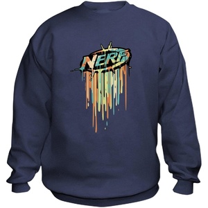 CafePress Nerf Classic Melted Logo Sweatshirt Kids Sweatshirt, Youth Crew Neck Sweatshirt(Navy)