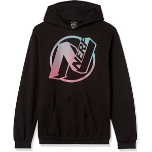 Hasbro Boys’ Nerf Nerf Halftone Fill Boy’s Hooded Pullover Fleece(Black)