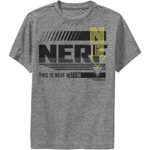 Hasbro Boys’ Nerf XL Nation(Charcoal Heather)