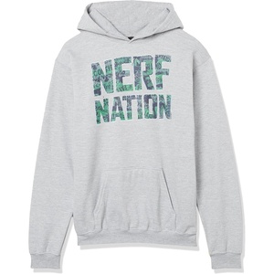 Hasbro Nerf Nation Pose Boy’s Hooded Pullover Fleece(Athletic Heather)