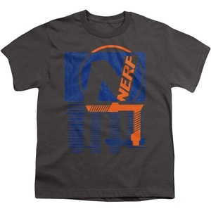 Nerf Grid Unisex Youth T Shirt(Charcoal)