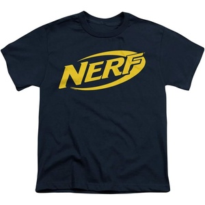 Nerf Logo Unisex Youth T Shirt(Navy)