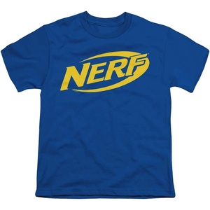 Nerf Logo Unisex Youth T Shirt(Royal)
