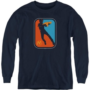Nerf Nerf Pro Youth Long Sleeve T Shirt(Navy)