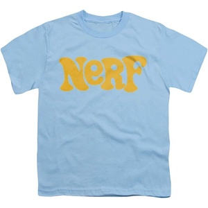 Nerf Og Logo Unisex Youth T Shirt(Light Blue)