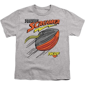 Nerf Turbo Screamer Unisex Youth T Shirt(Athletic Heather)