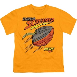 Nerf Turbo Screamer Unisex Youth T Shirt(Gold)