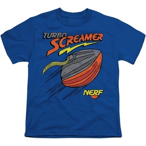 Nerf Turbo Screamer Unisex Youth T Shirt(Royal)
