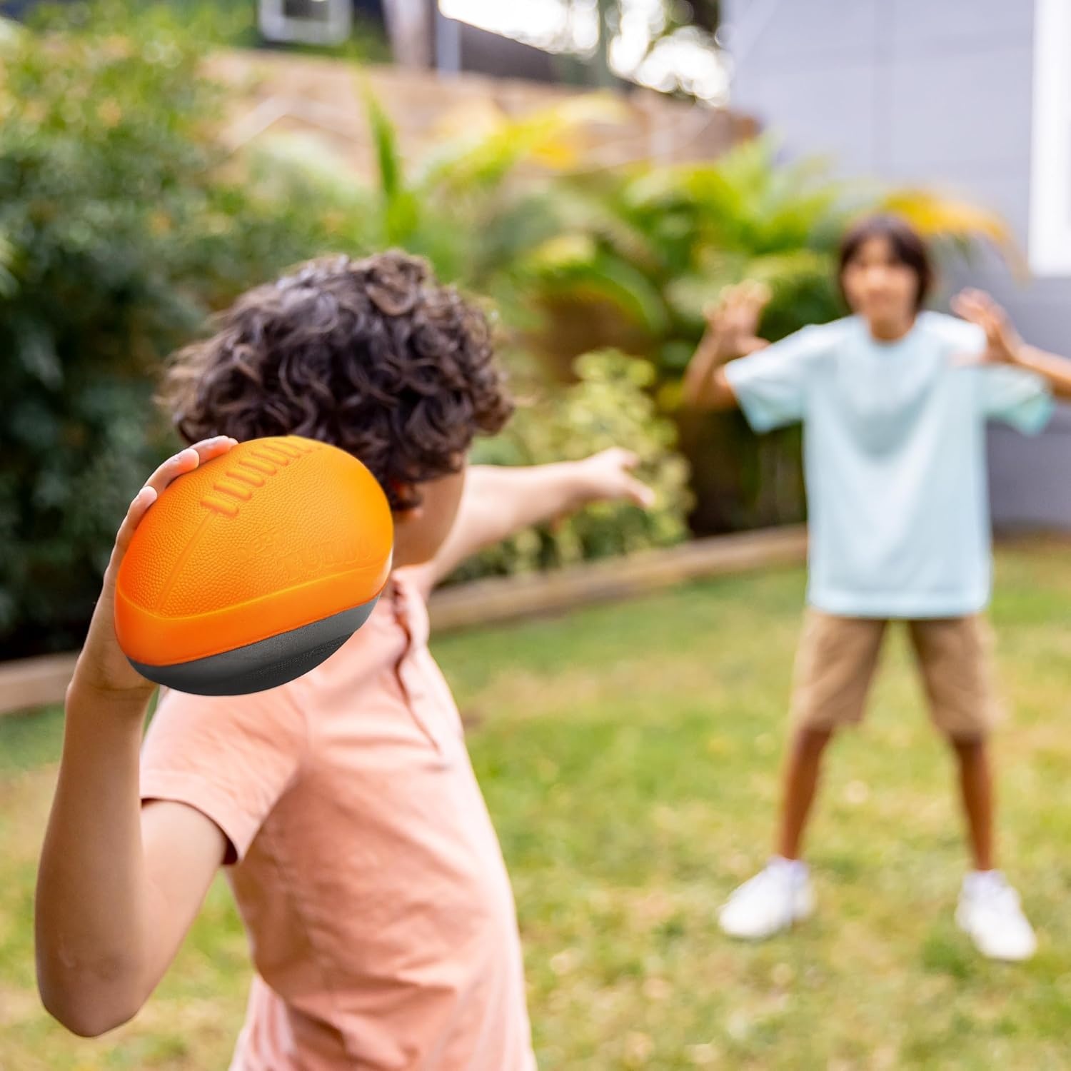 image:imageHasbro NERF Turbo Jr Kids Foam Football Classic Foam Football for Kids Indoor Outdoor Soft Foam Ball Kids Mini Soft Foam Ball NERF Toy Football for Kids Easy Throw Catch Youth Football