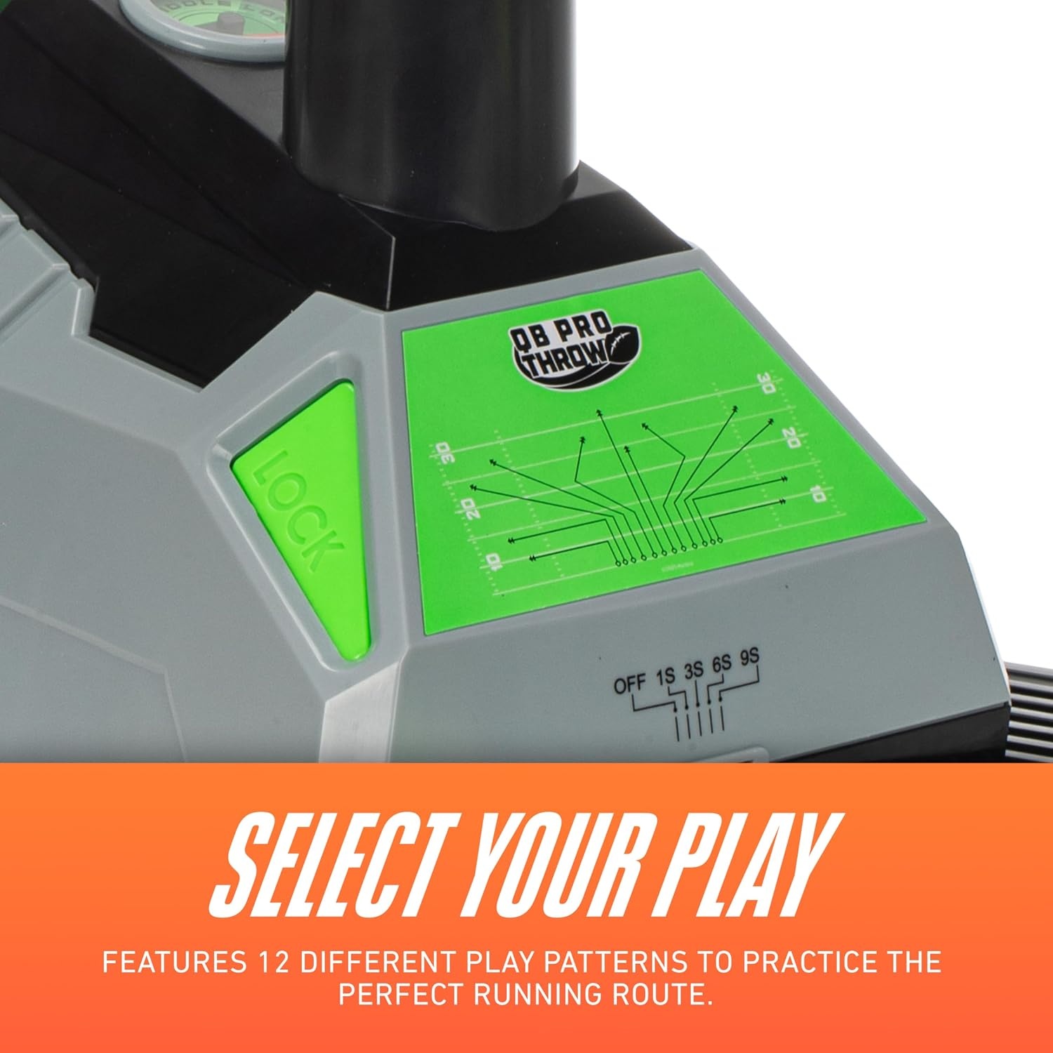 image:imageNerf QB Pro Throw Football Passer 85 Youth Launcher