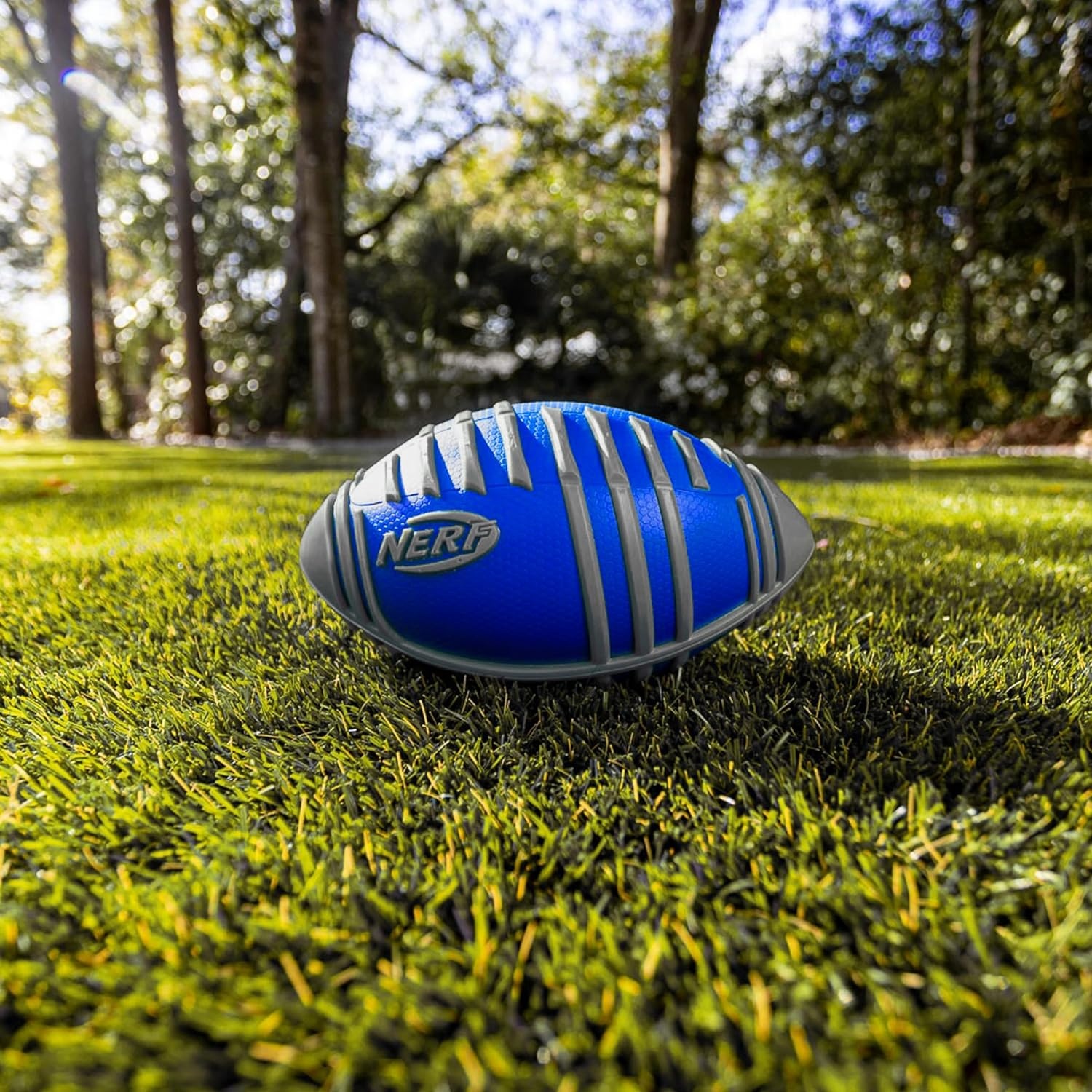 image:imageNerf Weather Blitz Kids Foam Football Weatherproof 9Blue