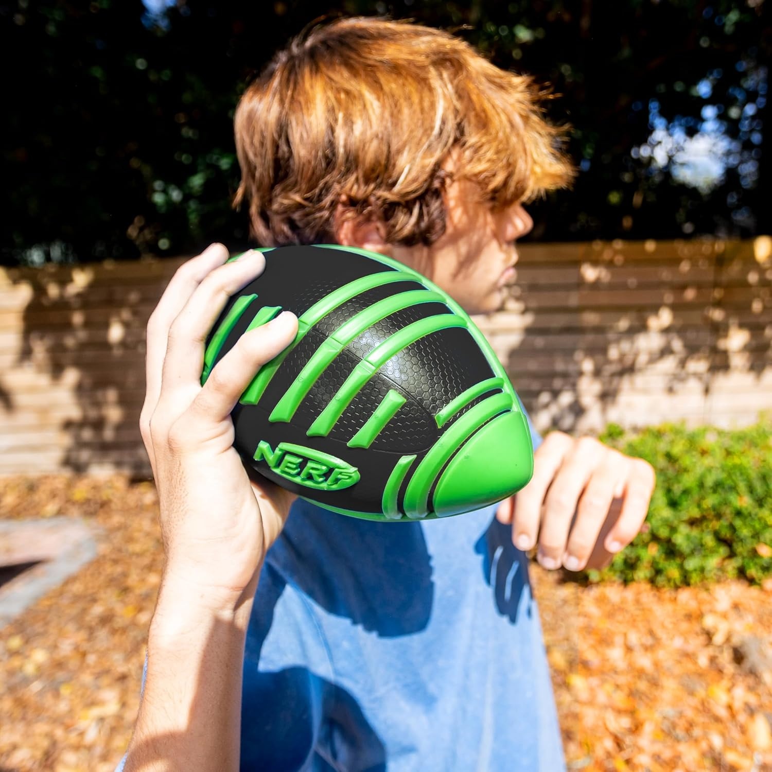 image:imageNerf Weather Blitz Kids Foam Football Weatherproof 9Green