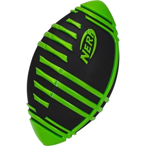 Nerf Weather Blitz Kids Foam Football – Weatherproof – 9″(Green)