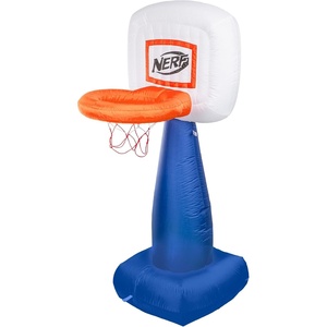 NERF AirHoop Inflatable Basketball Set – 10-Second Setup – 4.5 Ft