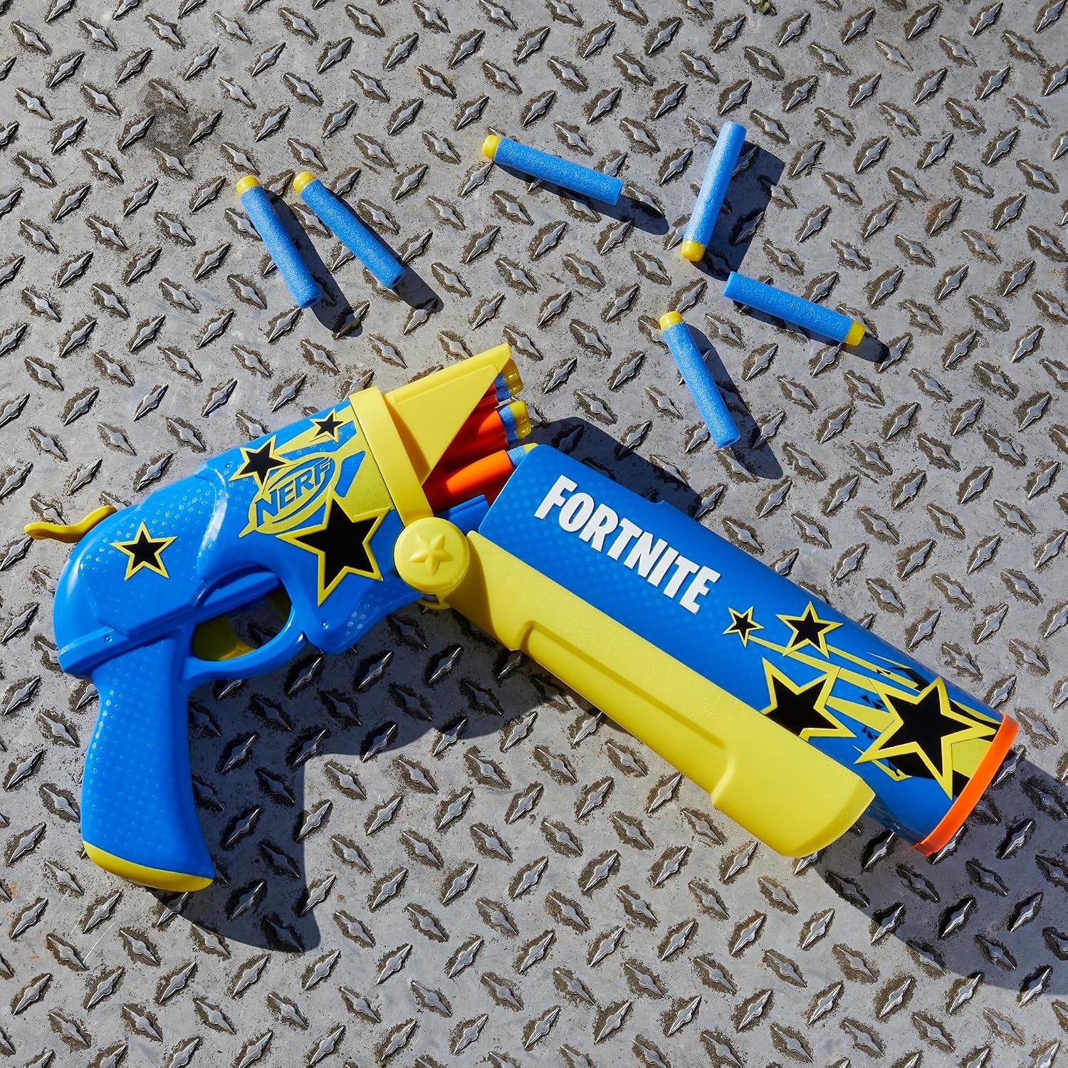 image:imageNerf Fortnite Half Tone Hero Blaster Bonus Code to Unlock Half Tone Hero Wrap in The Game Break Open Loading 12 Nerf Elite Darts Fortnite Gifts Amazon Exclusive