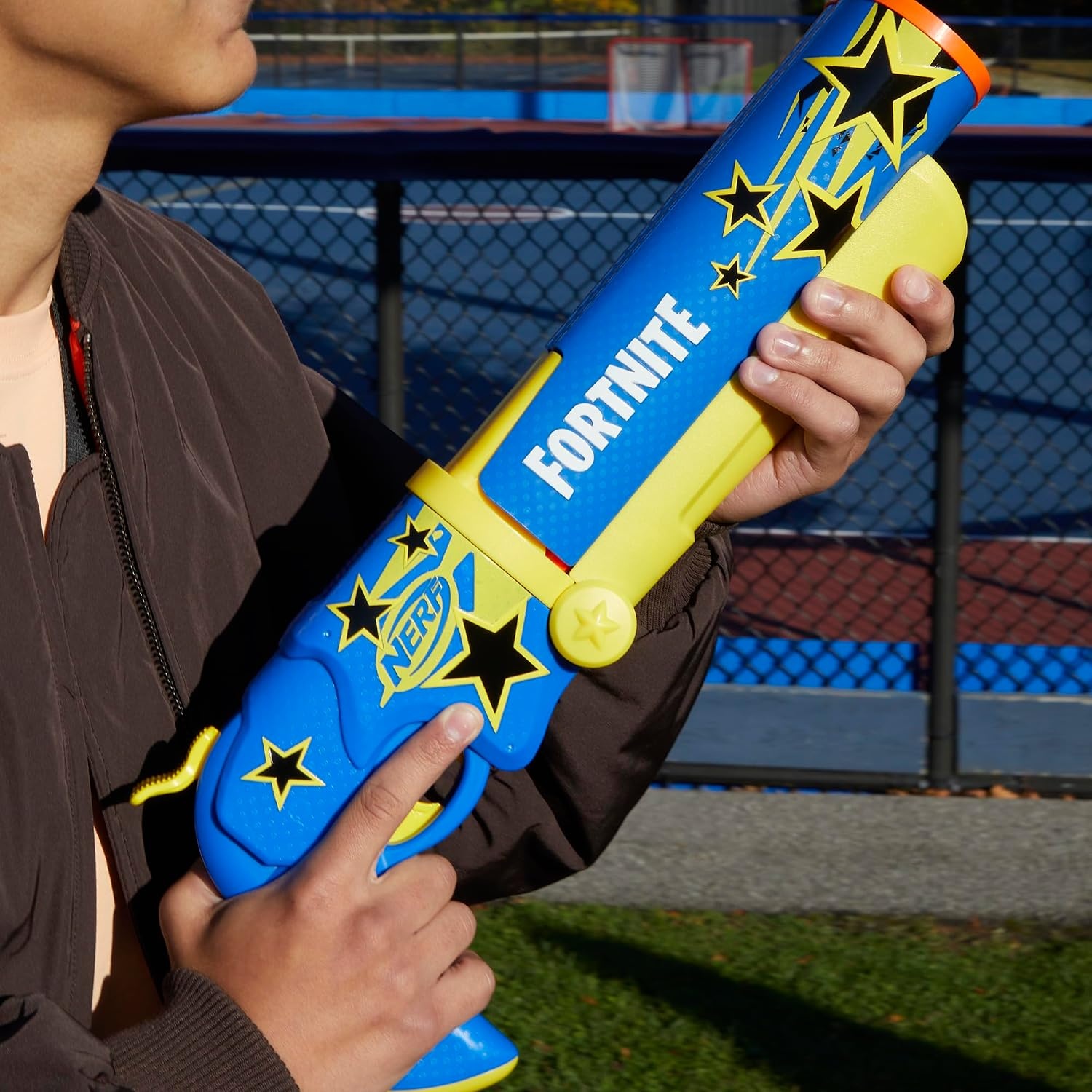 image:imageNerf Fortnite Half Tone Hero Blaster Bonus Code to Unlock Half Tone Hero Wrap in The Game Break Open Loading 12 Nerf Elite Darts Fortnite Gifts Amazon Exclusive